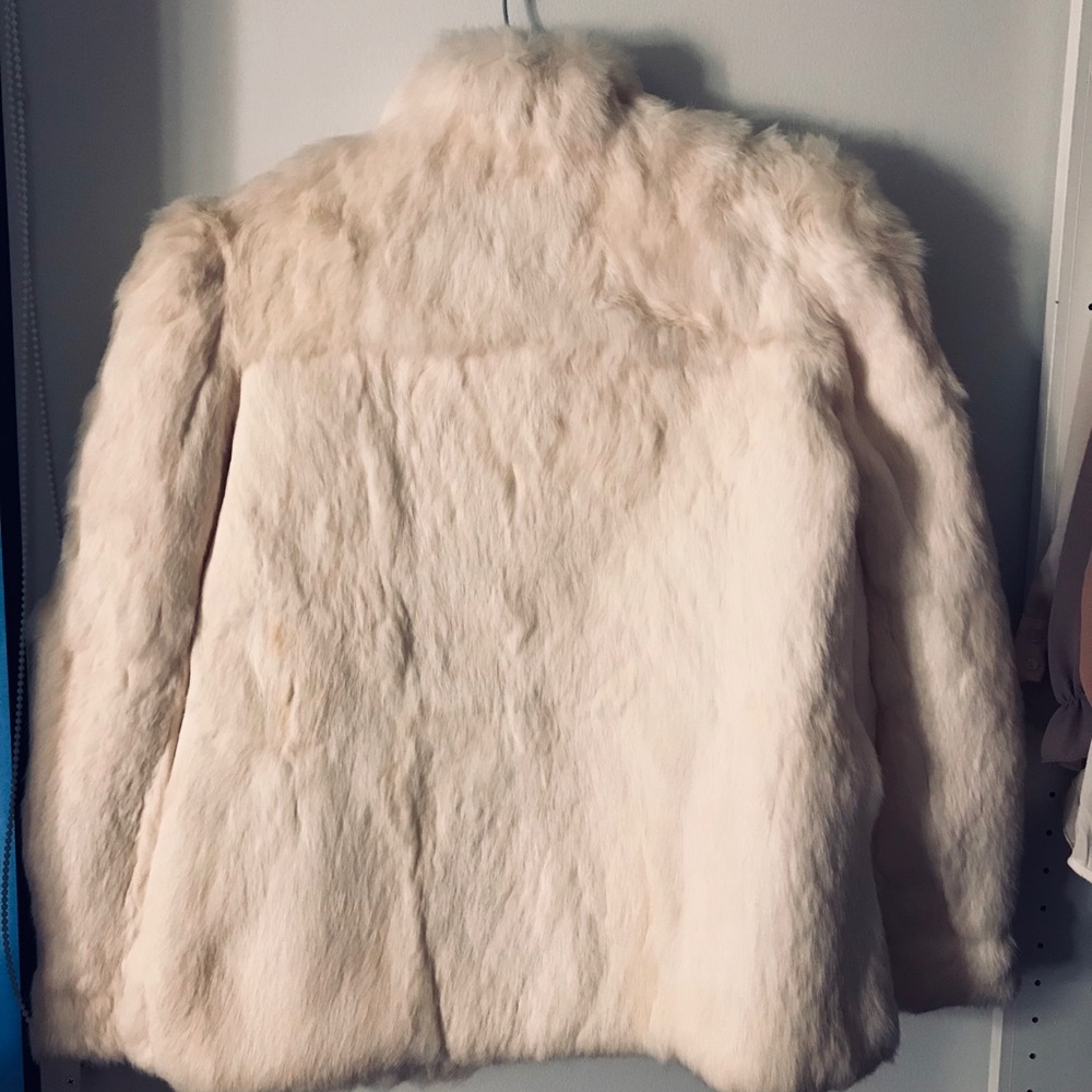Genuine Rabbit Fur Coat - Picture 2 of 4